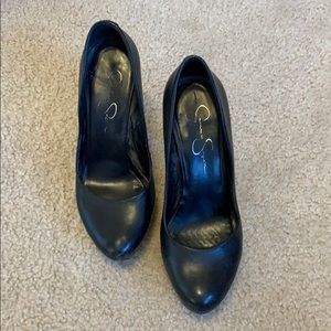 Jessica Simpson leather heels